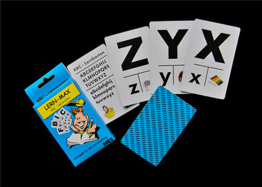 Kids Memory Educational Flash Cards CMYK Printing Family Trading Card Games Use
