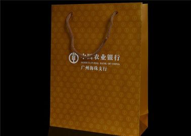 Customized Foldable Paper Gift Bags Colorful Printed with Ribbon Handles
