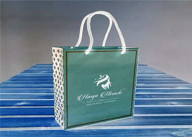 Recyclable Custom Paper Kraft Gift Bags Flexo Or Gravure Printing