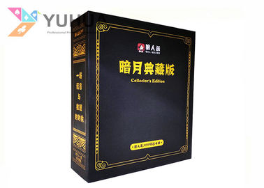 Customized Party Game With 2mm Thick Greyboard Cards In Flip Magnetic Box