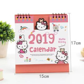 Eco Friendly Calendar Printing Services / Desk Calendar With Stand