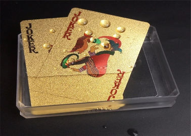 Education Mosaic Playing Cards 0.35mm Thickness With Gold Certificate