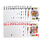 Waterproof Playing Card With Box Front And Back Printing Logo Custom Poker Playing Card Board Game For Holiday
