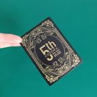 Gold Design Playing Cards Specialty Paper Material Custom Normal Size Card Game Printing