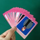 1000pcs Paper Cards For Games / Reusable Dry Erase Playing Cards Flash Learning Cards