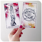 Oracles Deck Mysterious Divination Witch Rider Custom Tarot Deck Printing