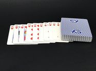 OEM Logo Printed Casino Grade Playing Cards , Bar Code Plastic Quality Poker Cards