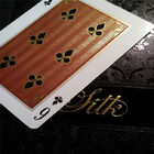 Plastic Cmyk Color Waterproof Gold Foil Poker Creative Black Gold Playing Poker Cards