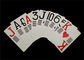 Customzised Plastic Barcode Playing Cards , PMS Plastic Poker Playing Cards