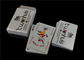 Customized Paper Poker Playing Cards Linen Embossing with Printing Game Design