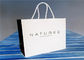 Eco - Friendly Customized Paper Gift Bags , White Retail Paper Carrier Bag