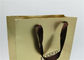 Recyclable Luxury Retail Kraft Paper Gift Bags With Hot Stamping