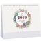 Colorful Printing Hardcover Board Photo Desk Calendar With Notepad