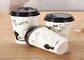 Eco Friendly Flexo Printing Pla Lined Paper Coffee Cups With Lid 400ml