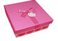 High End Paper Chocolate Box With Dividers / Candy Gift Box Glassy Finished