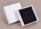UV Matte Black Magnetic Closure Paper Gift Box With Logo Embossed