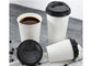 Custom Eco Friendly Paper Cups / Single Wall 8oz Coffee Cups With Lids