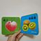 Front And Back Both Sides Flash Cards Custom Printed 64*64mm Size