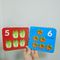 Family Game Cards Funny Visual Perception Game Board Card 84*84 Mm Size