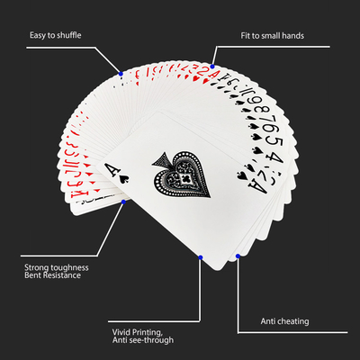 2 Deck Durable Classical German Black Core Luxury Poker Card Recyclable Eco-friendly Paper Playing Cards