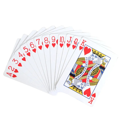 Factory Supply Advertisement Playing Card For Real Estate Custom Poker Back And Front For Entertainment
