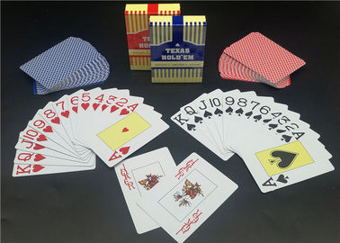 100% New Plastic Playing Cards PMS printing plastic poker cards