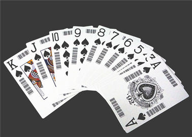 OEM UV Sign Custom Playing Cards , Gambling Casino Usage Deck of Playing Cards