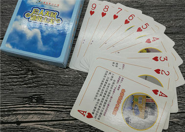 Advertising Custom Printed Playing Cards , OEM Logo Personalised Pack of Cards