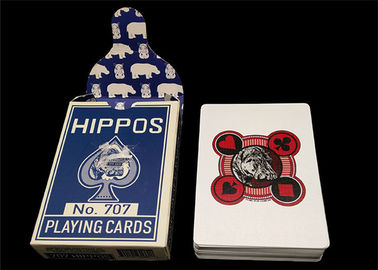 Personalized All Plastic Playing Cards 0.3mm / 0.32mm Thickness Optional