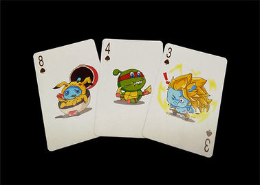 Luxurious Printed Custom Playing Cards Front and Back Poker /  Bridge Size Available