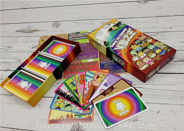 0.3mm Thickness Family Board Games YH24 Printing Booklets Lid And Bottom Box