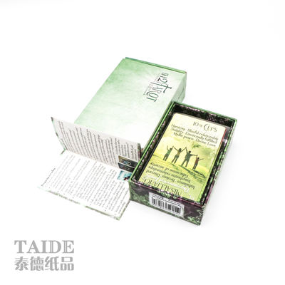 Full Color Printing Fancy Tarot Card Custom 78 Cards Oracle Tarot Decks